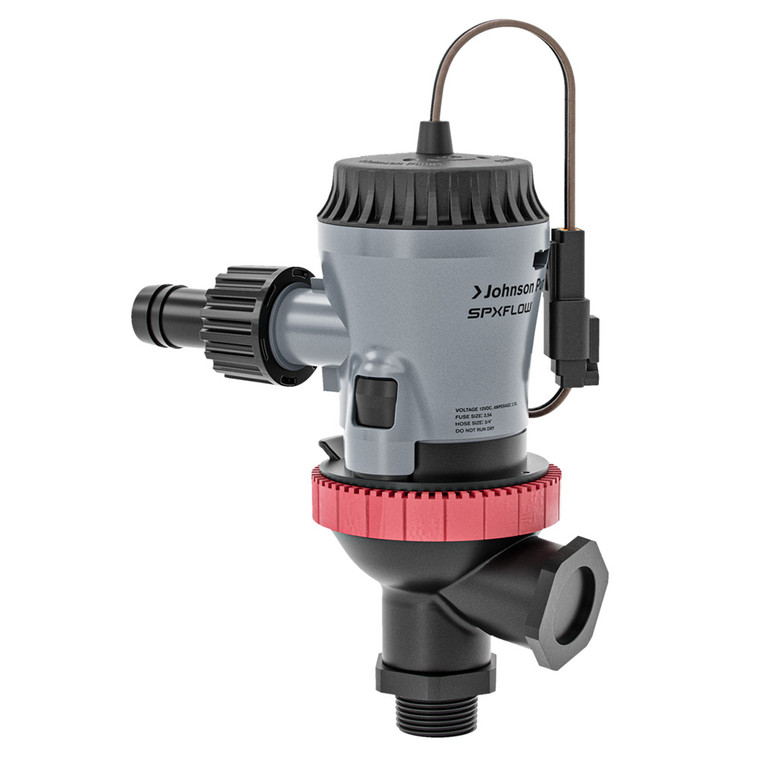 Johnson Pump Aqua O2 Twin Port 500 GPH Aerator Pump - Flex Mount - 12V - 10-13649-01