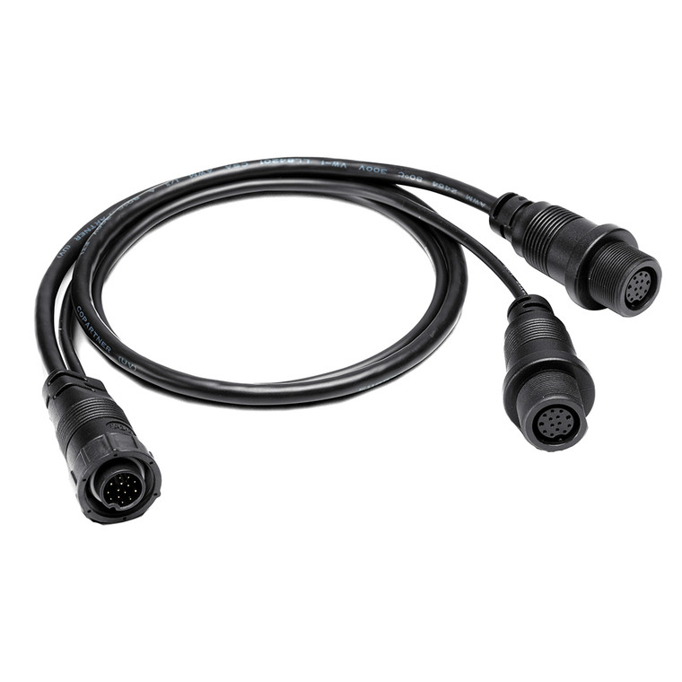 Humminbird 14 M ID SIDB Y - SOLIX/APEX Side Imaging & 2D Splitter Cable - 720111-1