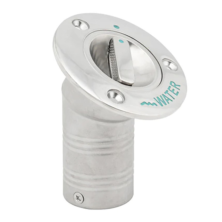 Whitecap 30 Degree EPA Pull-Up Deck Fill Angled 1-1/2" (Water) - 6125AEPA