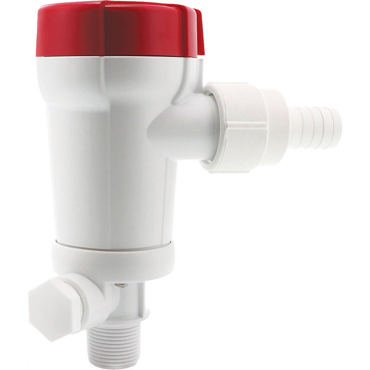 Rule 1100 GPH Livewell Pump Straight Seacock Inlet - 605FC