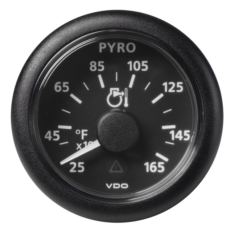 Veratron 52 MM (2-1/16") ViewLine Pyrometer - 250 Degree to 1650 DegreeF - Black Dial & Bezel - A2C59512334