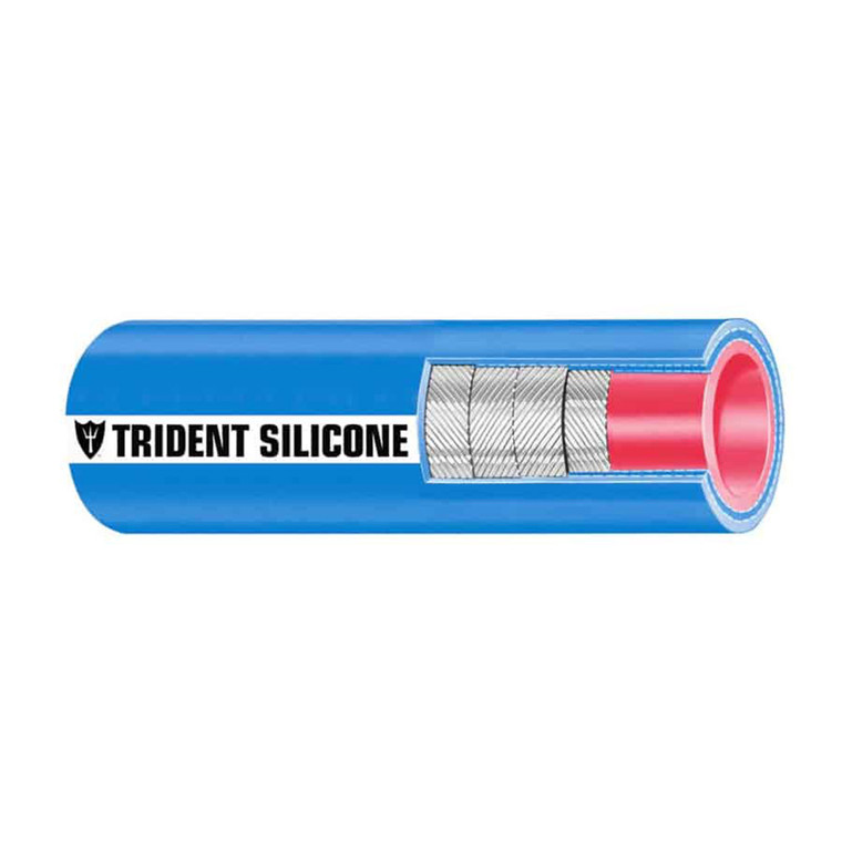 Trident Marine 2" x 36" Blue Silicone Wet Exhaust Hose - 202V2000-36