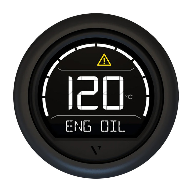 Veratron VL Digital 52 w/Round Black Bezel - B00205702