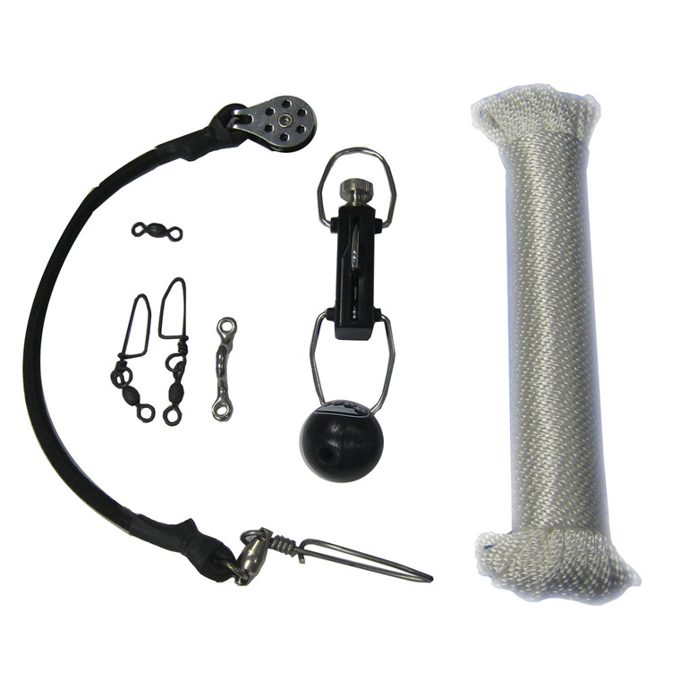 Rupp Center Rigging Kit w/Klickers - White Nylon 50' - CA-0113