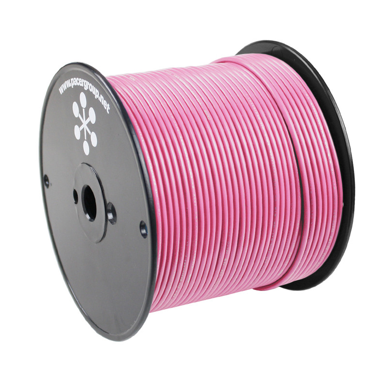 Pacer Pink 16 AWG Primary Wire - 500'  - WUL16PK-500
