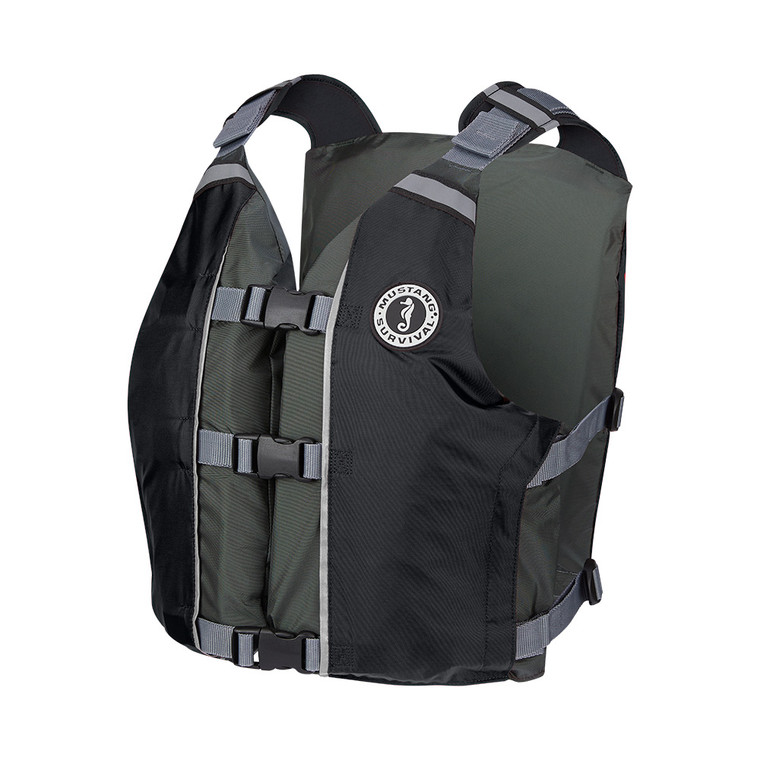 Mustang APF Foam Vest - Universal - Black/Grey - MV411102-806-0