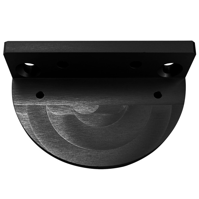 Lopolight Mounting Plate for X01 Series Vertical Sidelights - Black - 401-017-B