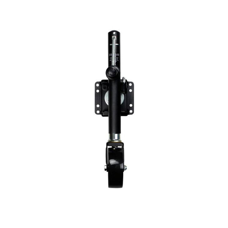 Powerwinch Select Series Jack - 1200lb, Bolt-On, Single Wheel, Carbon Black - 21400-J-1200-B1-B-R