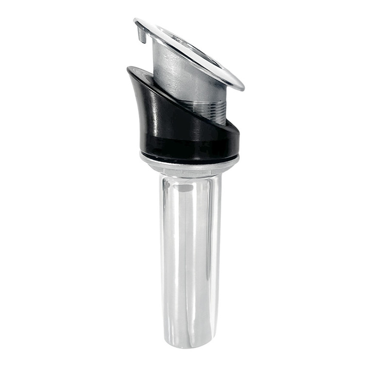 Tigress 9" 30-Degree Rod Holder - Screwless - Stainless Steel - 77275
