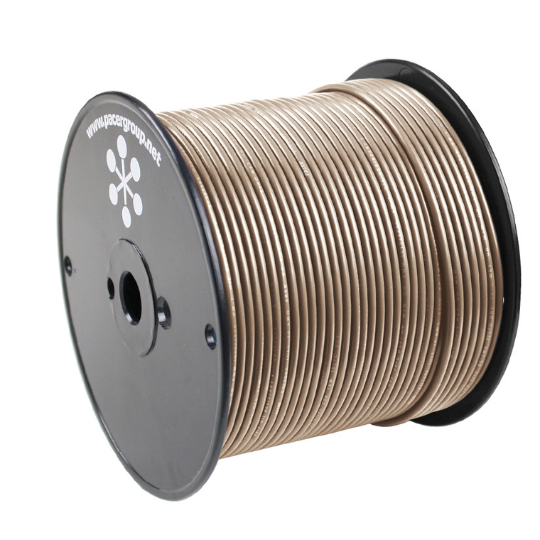 Pacer Tan 14 AWG Primary Wire - 500'  - WUL14TN-500