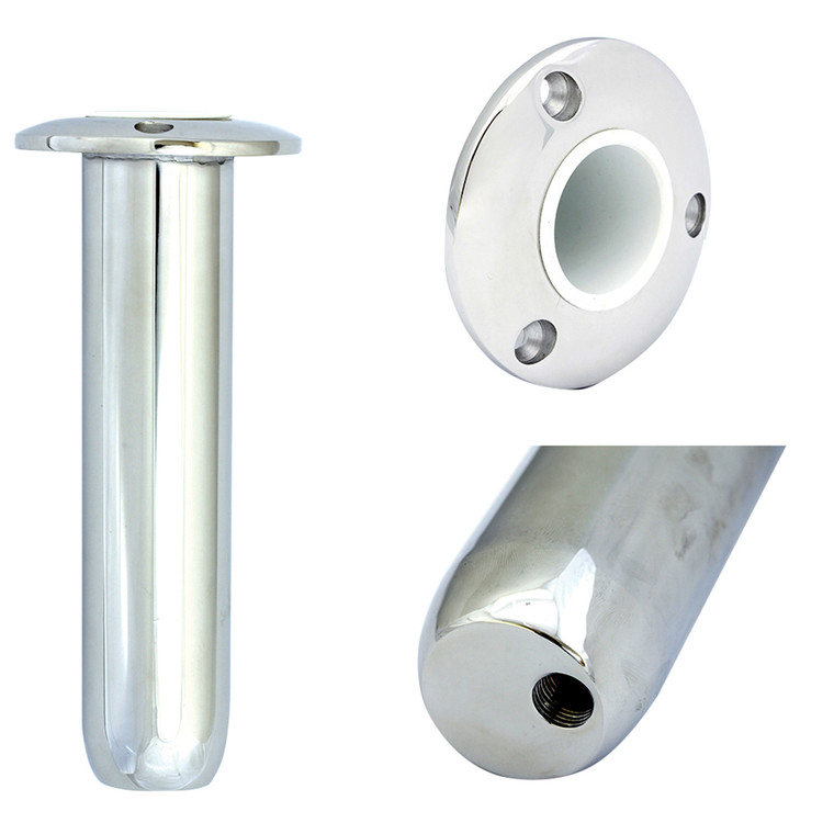 Tigress Round Head Closed Base Rod Holder - 0 Degree - 9" - 77902