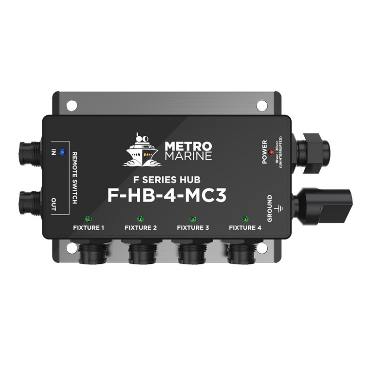 Metro Marine Single Color Hub - 4 Outputs - F-HB-4-MC3