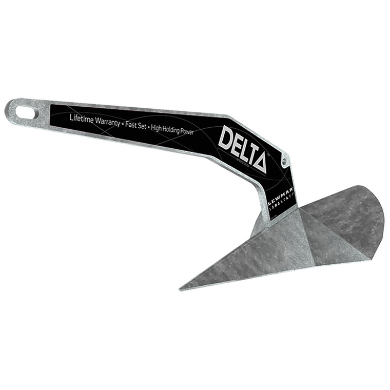 Lewmar Delta Anchor - Galvanized - 9lb - 57404