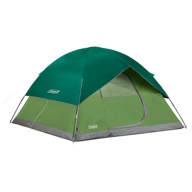 Coleman Sundome 6-Person Camping Tent - Spruce Green - 2206837