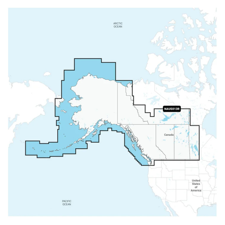 Navionics NAUS013R - Canada, West & Alaska - Navionics+ - 010-C1467-30