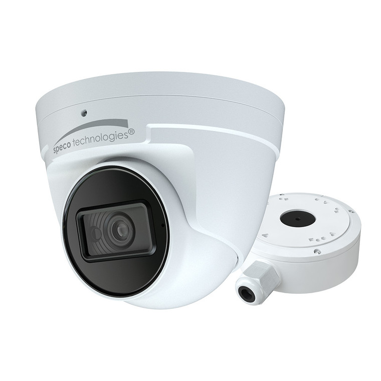 Speco 4MP H.265 IP Turret Camera w/IR & WDR - 2.8mm Lens - White - O4VT2