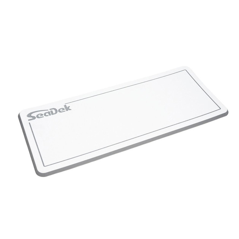 SeaDek Small Helm Pad - White/Storm Grey w/SeaDek Logo - 37925-80375