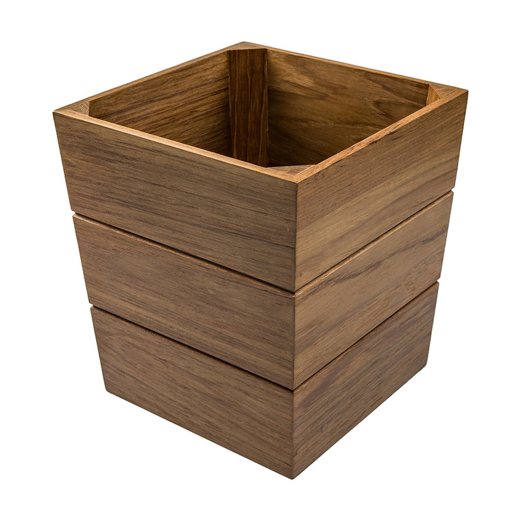 Whitecap Large Waste Basket - Teak - WT63100