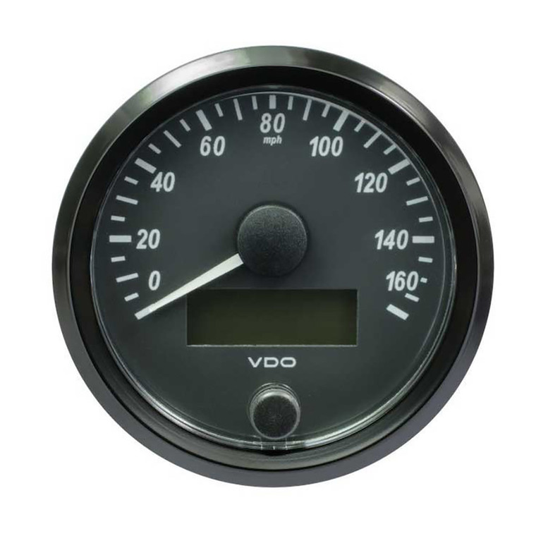 VDO SingleViu 80mm (3-1/8") Speedometer - 160MPH - A2C3832930030