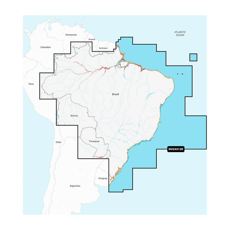 Garmin Navionics Vision+ NVSA012R Brazil - 010-C1453-00