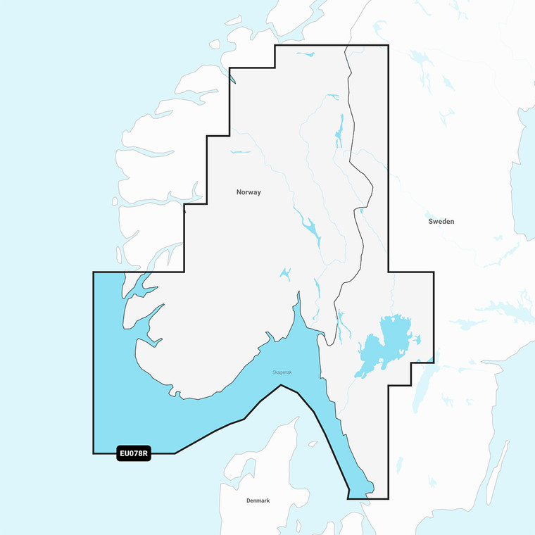 Garmin Navionics Vision+ NVEU078R - Oslo, Skagerrak & Haugesund - Marine Chart - 010-C1244-00