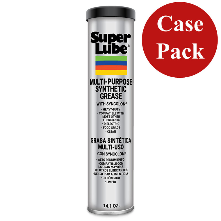 Super Lube Multi-Purpose Synthetic Grease w/Syncolon - 14.1oz Cartridge *Case of 12 - 41150-CASE