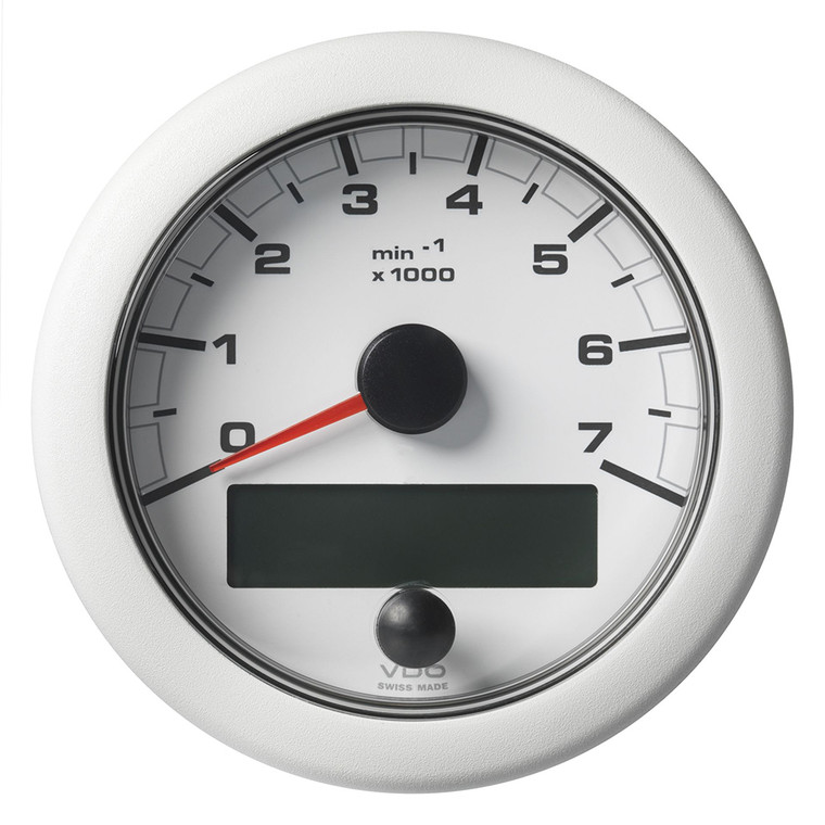 Veratron 3-3/8" (85MM) OceanLink NMEA 2000 Tachometer - 7000 RPM - White Dial & Bezel - A2C1065820001