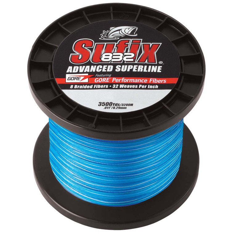 Sufix 832 Advanced Superline Braid - 10lb - Coastal Camo - 3500 yds - 660-410CC