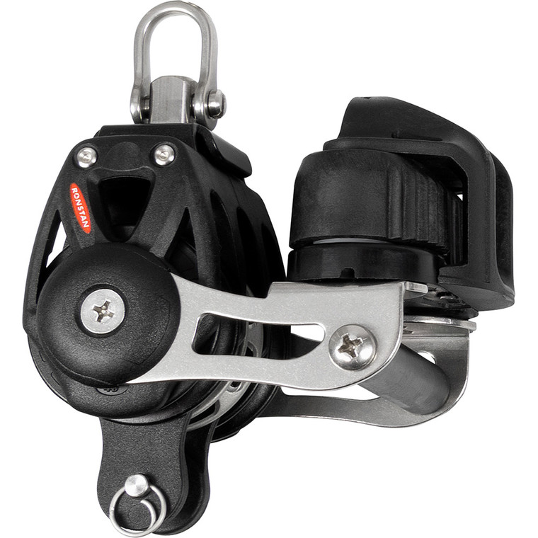 Ronstan Series 40 Orbit RT Triple Block w/Becket, Cleat & Swivel - RF46330