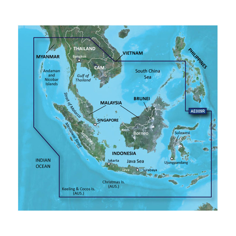 Garmin BlueChart g3 Vision HD - VAE009R - Sin/Mal/Indonesia - microSD/SD - 010-C0884-00