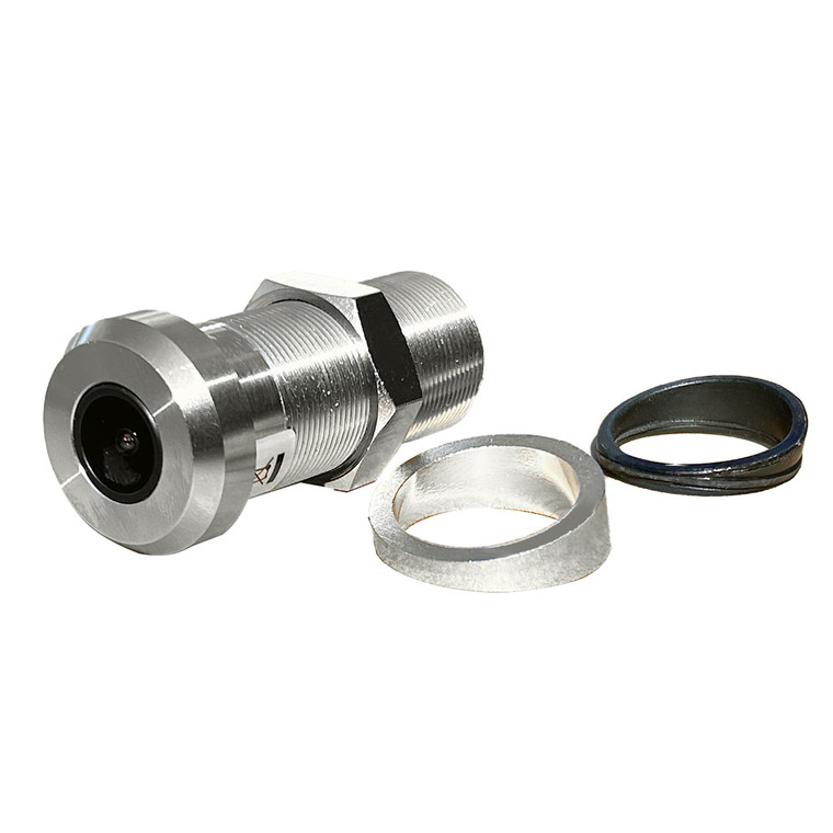 Iris Mini Flush Mount Hi-Resolution Through-Hull Camera - CVBS, TVI, CVI, & AHD - IRIS735