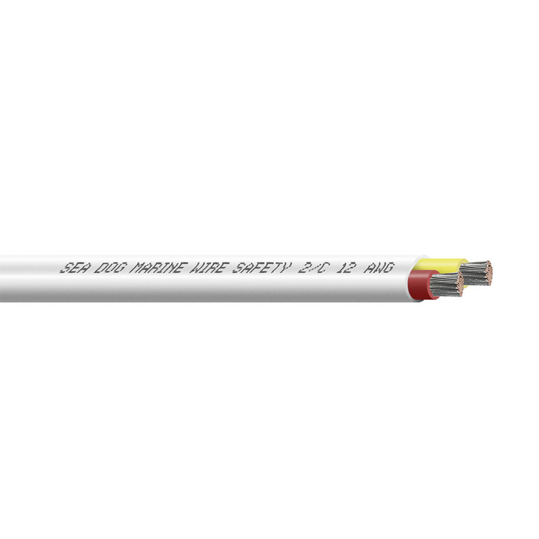 Sea-Dog 12/2 AWG Flat Duplex Safety Wire - Red/Yellow - 500' - 8012227
