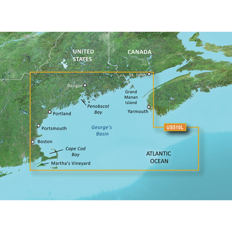 Garmin BlueChart g3 Vision HD - VUS510L - St. John - Cape Cod - microSD/SD - 010-C0739-00