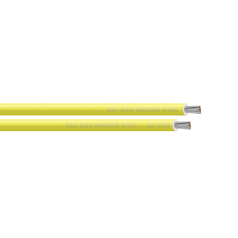 Sea-Dog 10 AWG Yellow Primary Wire - 1000' - 8010039