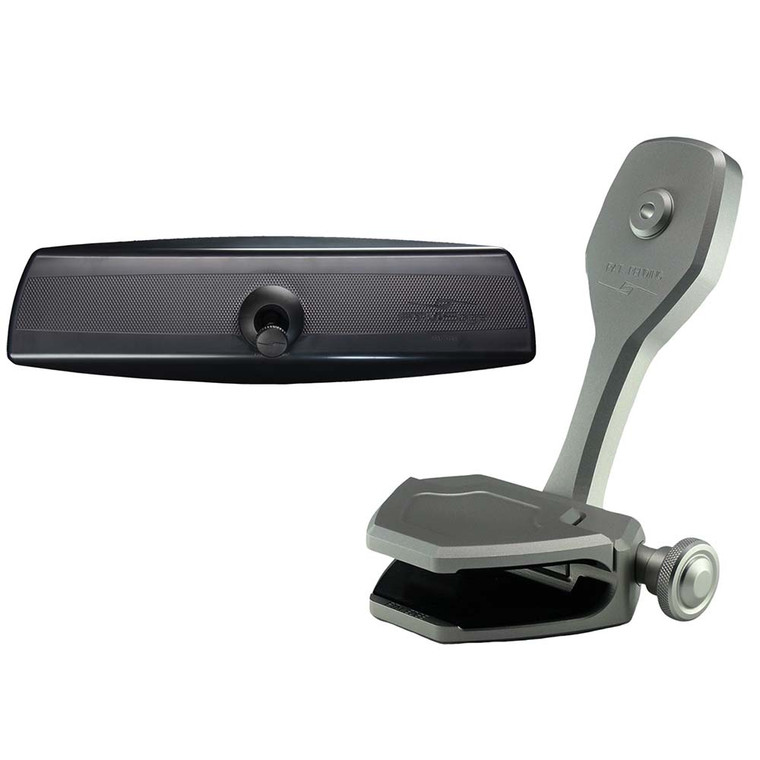 PTM Watersports Mirror/Bracket Kit w/VR-140 PRO Mirror & ZXR-300 (Titanium Grey) - P12848-2300TEBGR