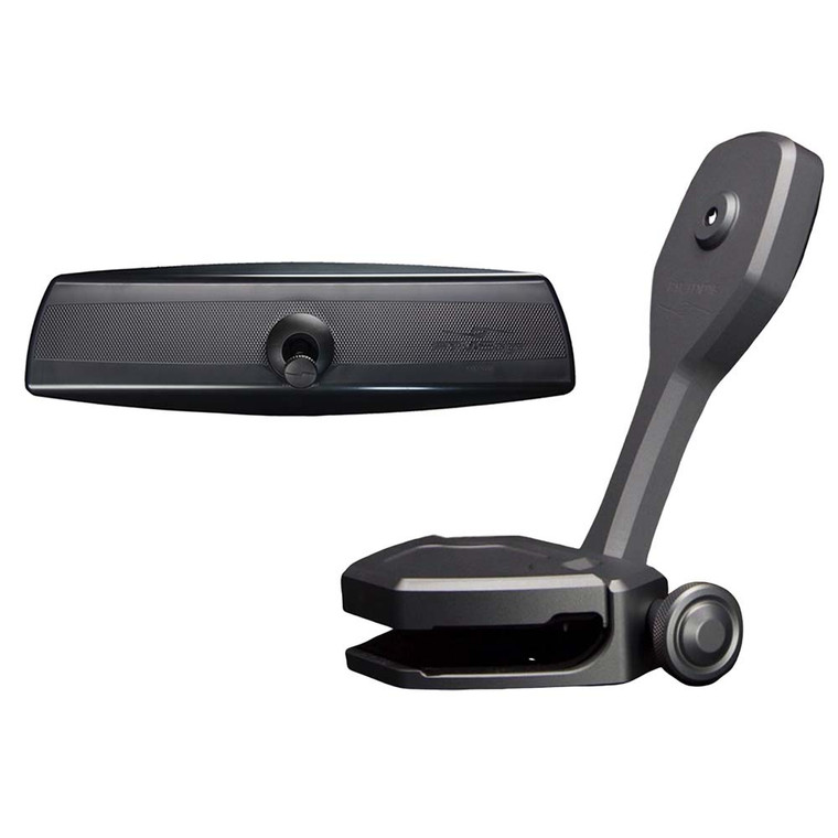 PTM Watersports Mirror/Bracket Kit w/VR-140 PRO Mirror & ZXR-360 (Titanium Grey) - P12848-2360TEBGR