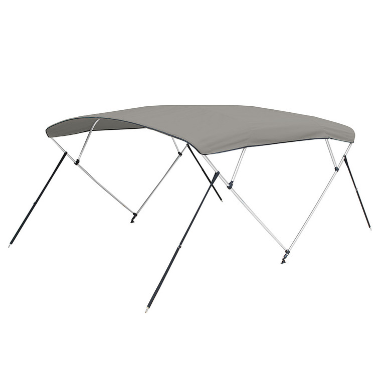 Carver 3 Bow 5487U Bimini Top with Boot - Cadet Grey Acrylic - A5487UB-10