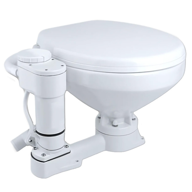 Commodore Electric Marine Toilet - Twist Flush - Regular Size - CM2RMT