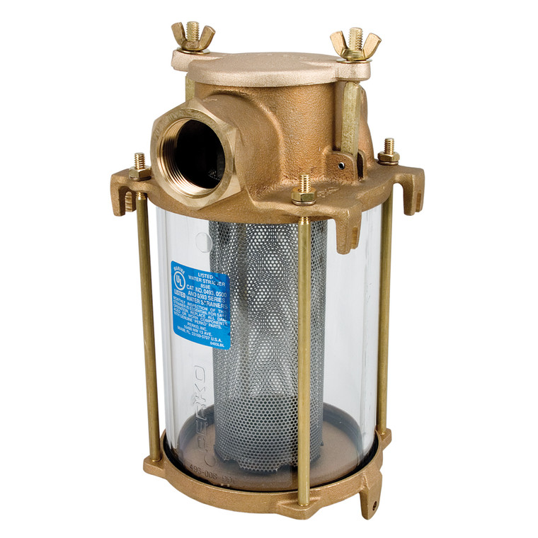 Perko 1-1/2" IPS Intake Strainer Bronze Made in the USA - 0493008PLB