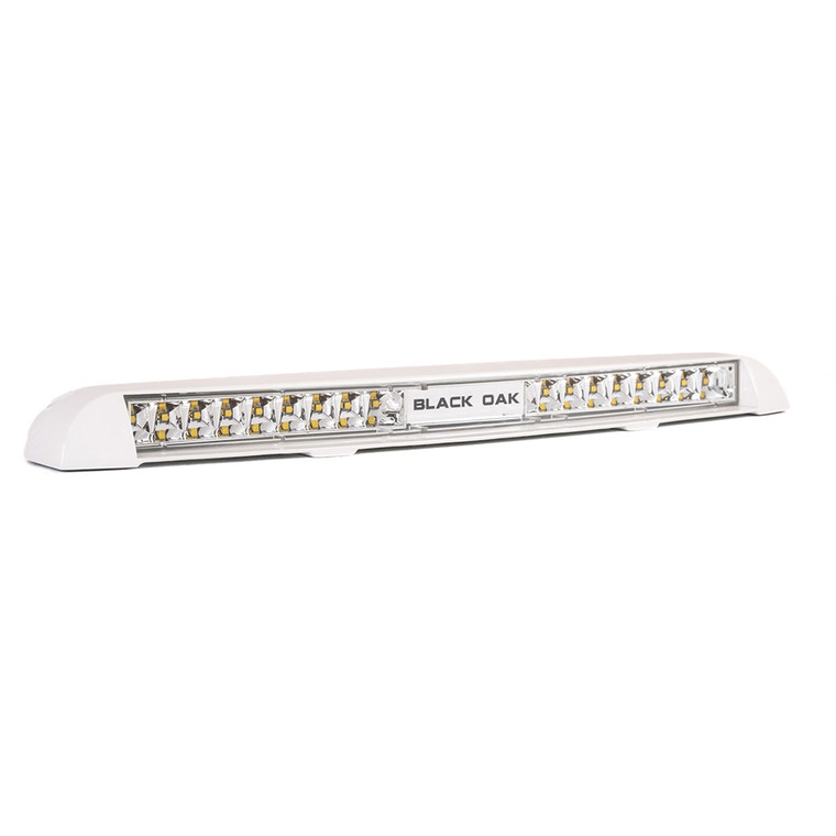 Black Oak Low Profile Marine Bar - Flood - White - LP-WX