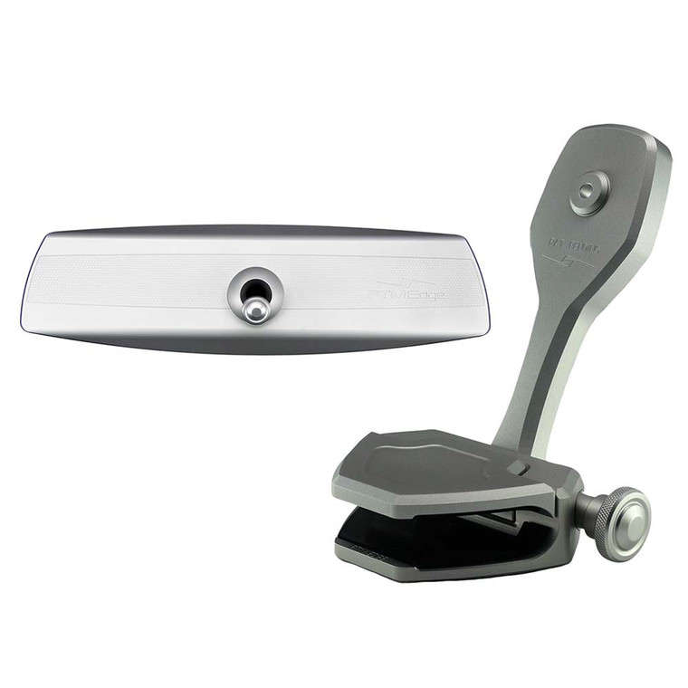 PTM Watersports Mirror/Bracket Kit w/VR-140 Elite Mirror & ZXR-360 (Silver) - P12848-1360TEBCL