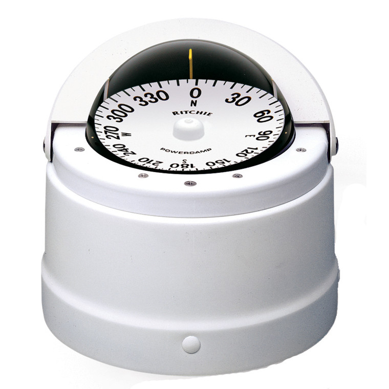 Ritchie DNW-200 Navigator Compass - Binnacle Mount - White - DNW-200