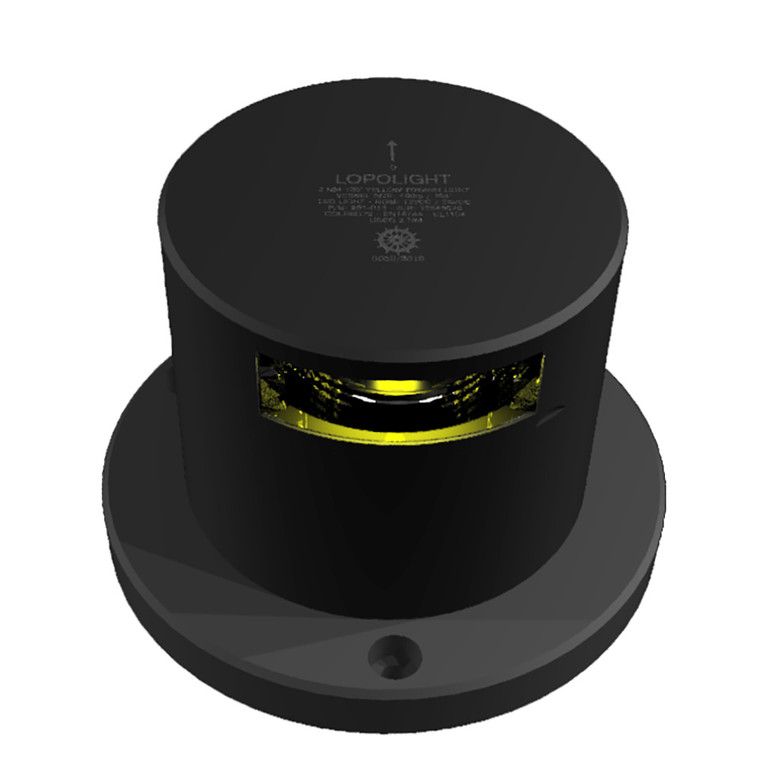Lopolight Pro Yellow Towing Light - 2NM - Black Housing - 201-013-PRO