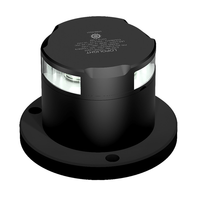 Lopolight 2nm 360 Degree Anchor Light Pro - Black Anodized - White Light - 200-012G2-PRO