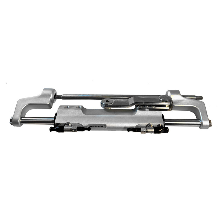 Uflex SilverSteer UC128TS High Performance Cylinder V2P w/Offset Link Arm - Port Version - UC128TS-SVS 2P