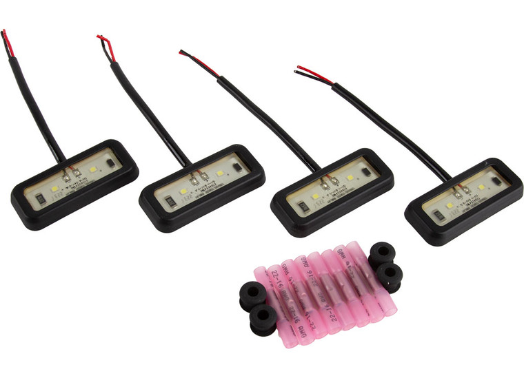 Amp Research - Powerstep  Led Kit (w/long Grip Grommets) - AMP10-75190-01A