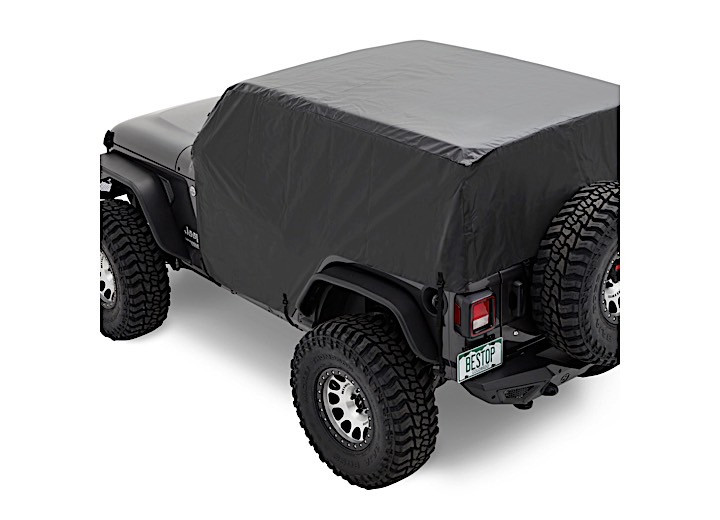 Bestop Inc. - 07c Wrangler 2dr For Hard Top All Weather Trail Cover Black - BES81044-01