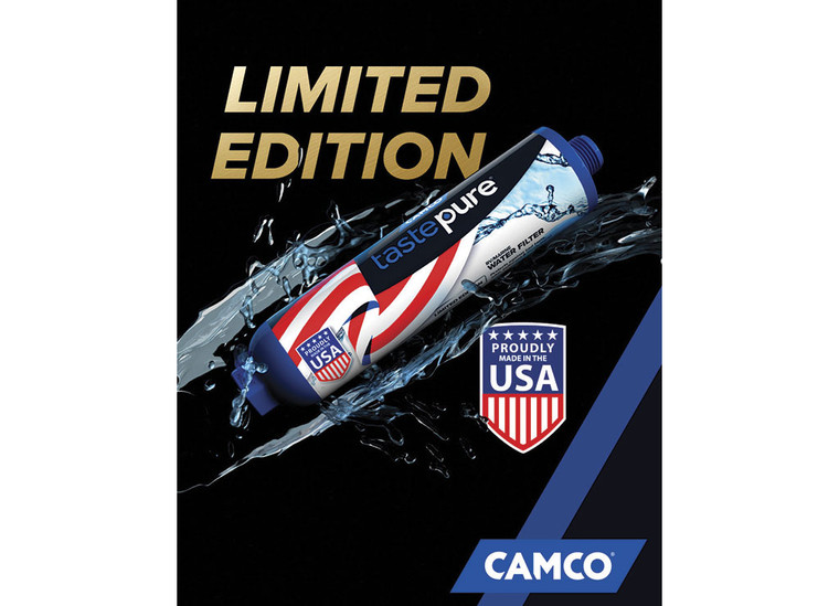 Camco - Tastepure Water Filter (kdf) Limited Edition Usa 250th Llc - CMC40043-P