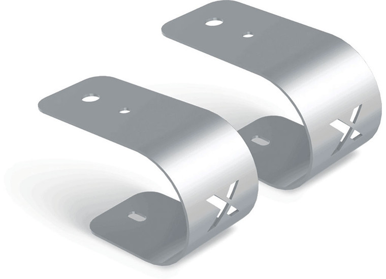 EX GUARD - Light Tab Set  Brushed Stainless Steel (pair) - EGDXG-AC10