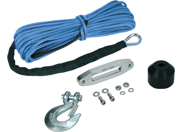 Extreme Max - Blue Synth Atv Ropehaweshookand Bumper Kit - EMX5600.3099